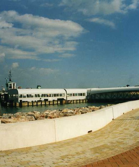 Hugh Beaver Gosport Ferry Pontoon and Clock Hants