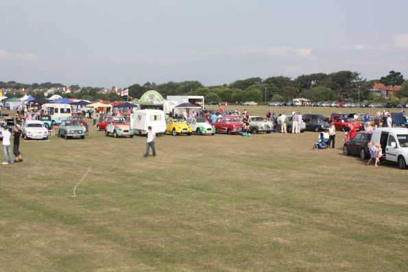 Gosporteers Motor Show Car Rally Stokes Bay Gosport Hants View Across Site 26th August 2013 by Thomas Newton