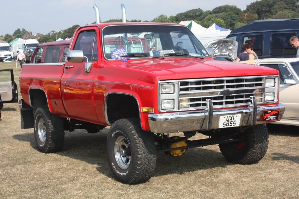 Gosporteers Motor Show Car Rally Stokes Bay Gosport Hants Large Pick-up 26th August 2013 by Thomas Newton