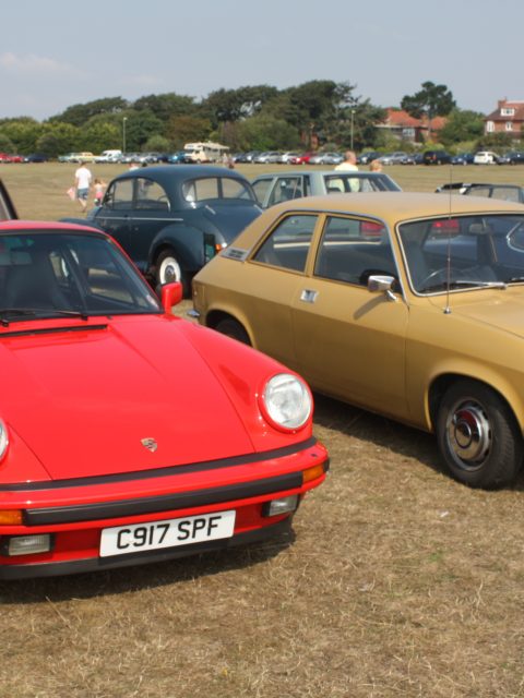 Gosporteers Motor Show Rally Stokes Bay Gosport Hants Older cars 26th August 2013 by Thomas Newton