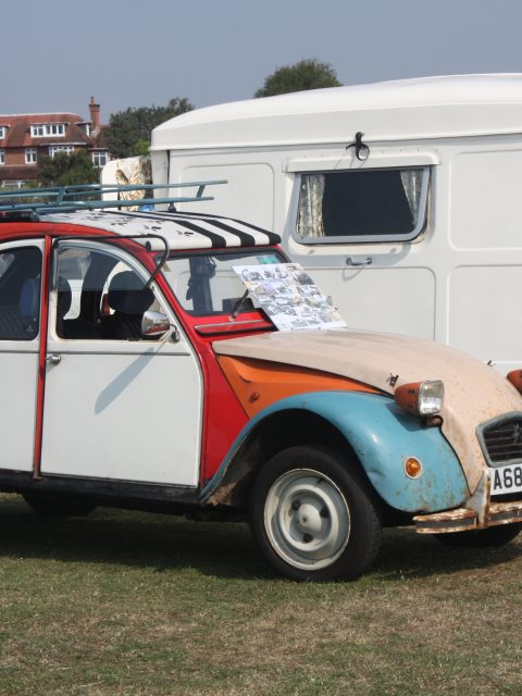 Gosporteers Motor Show Car Rally Stokes Bay Gosport Hants 2CV 26th August 2013 by Thomas Newton