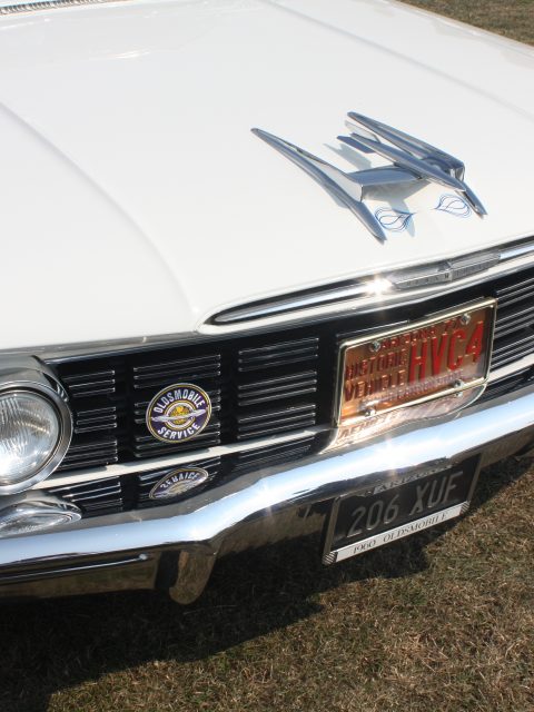 Gosporteers Motor Show Car Raly Stokes Bay Gosport Hants Front of American Car 26th August 2013 by Thomas Newton