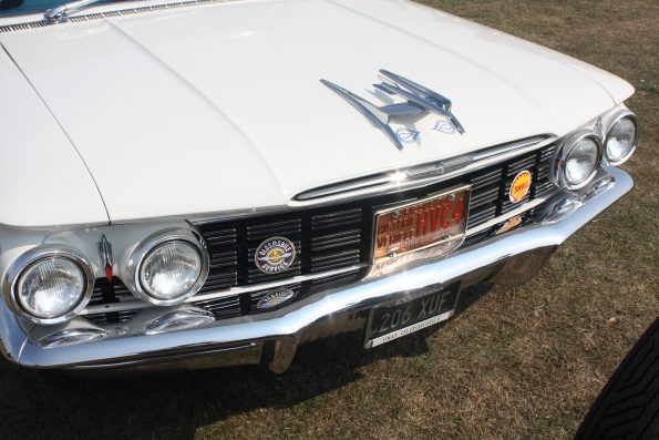 Gosporteers Motor Show Car Raly Stokes Bay Gosport Hants Front of American Car 26th August 2013 by Thomas Newton