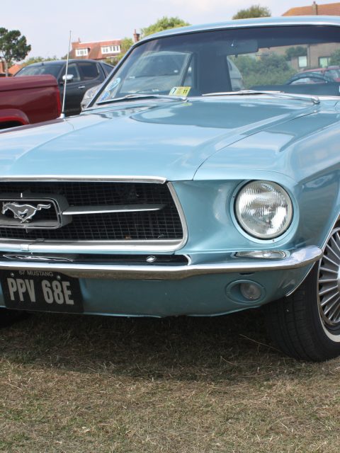 Gosporteers Motor Show Car Rally Stokes Bay Gosport Hants Mustang 26th August 2013 by Thomas Newton