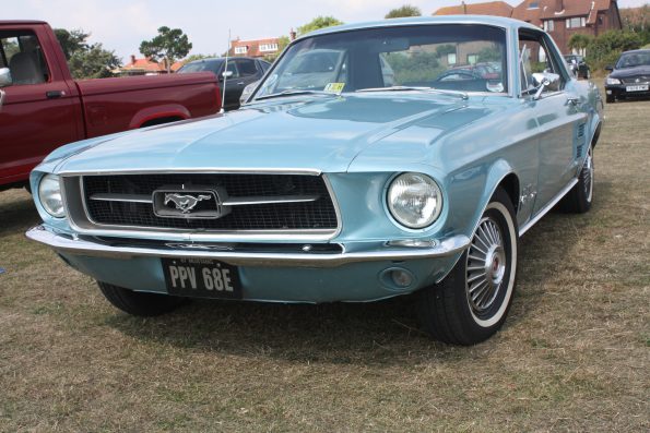 Gosporteers Motor Show Car Rally Stokes Bay Gosport Hants Mustang 26th August 2013 by Thomas Newton