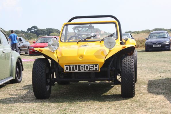 Gosporteers Motor Show Car Rally Stokes Bay Gosport Hants Yellow Bug 26th August 2013 by Thomas Newton