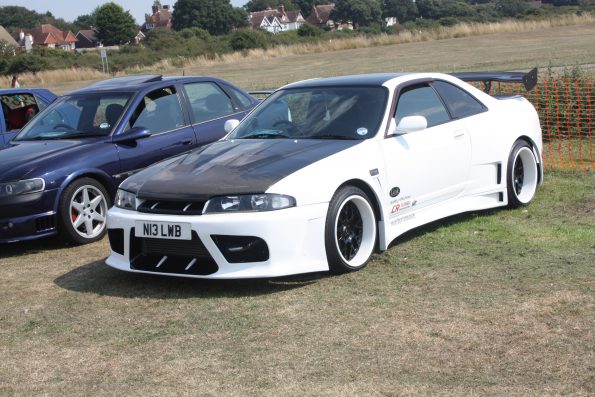 Gosporteers Motor Show Rally Stokes Bay Gosport Hants View across the site 26th August 2013 by Thomas Newton