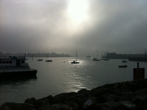 Portsmouth Harbour from Gosport Hants- By Martin Chandler 2012