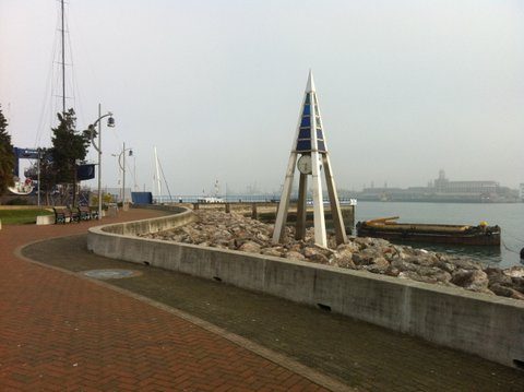 Clock at Ferry Gardens Gosport Hants- By Martin Chandler 2012