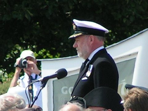 Cmdr Sykes of Institute of Naval Medicine Falklands Gardens Gosport Hants 3rd June 2007 By Adrian Newton