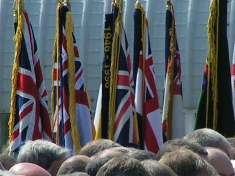 Flags at Falklands Gdns - Gosport Hants, 3rd June 2007 By Adrian Newton